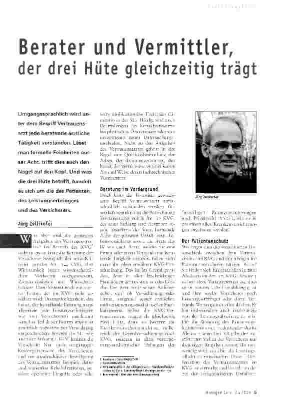 Vorschauseite 1: Berater und Vermittler, der drei Hüte gleichzeitig trägt
