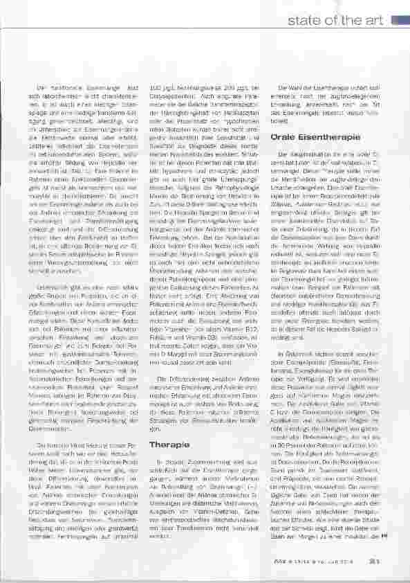 Vorschauseite 4: Eisentherapie
