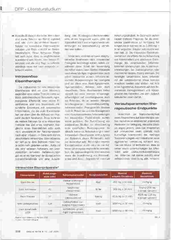 Vorschauseite 5: Eisentherapie
