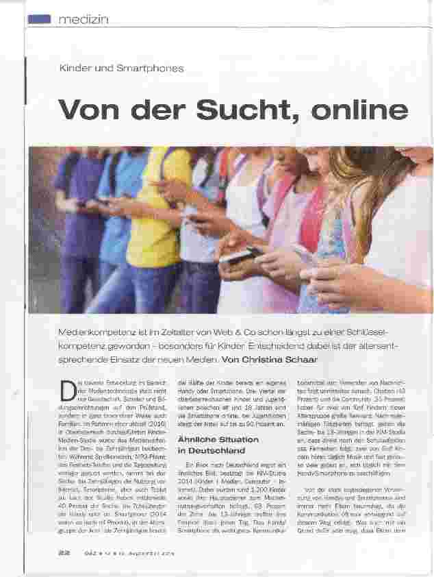Vorschauseite 1: Von der Sucht, online zu sein
