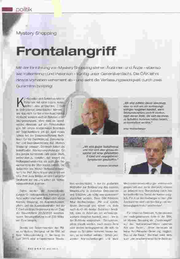 Vorschauseite 1: Frontalangriff