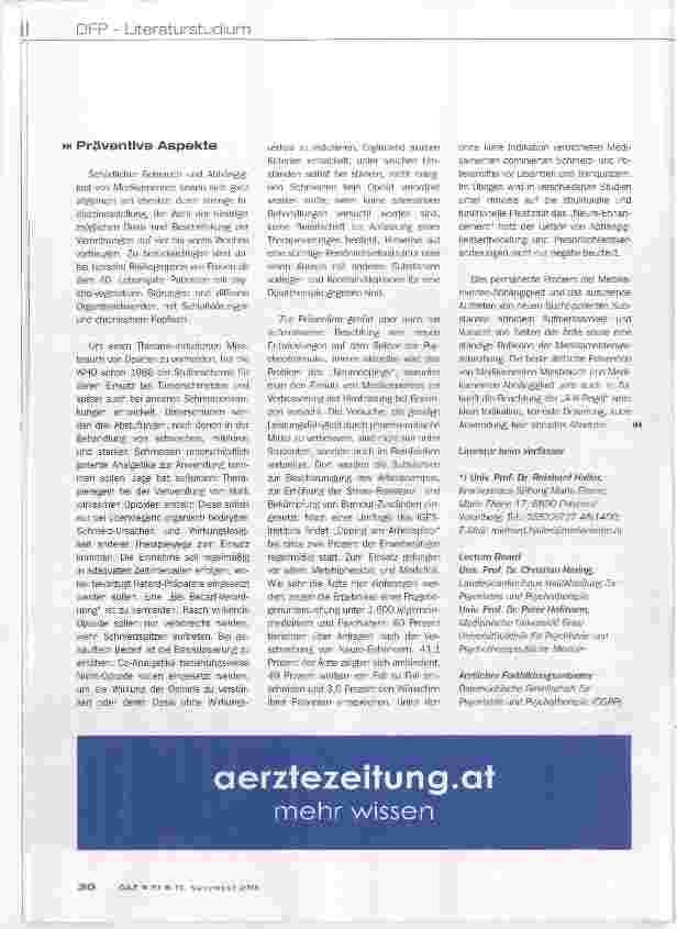 Vorschauseite 5: Medikamentenabhängigkeit