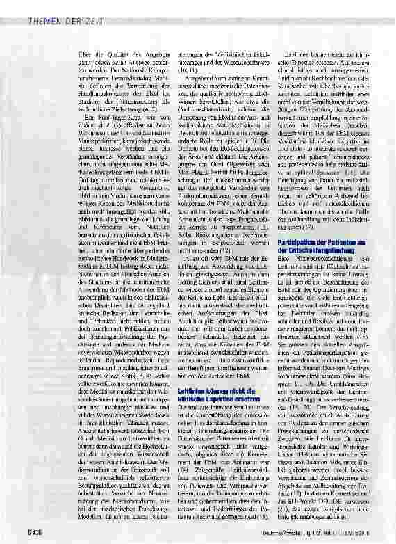 Vorschauseite 2: Klarstellung und Perspektiven