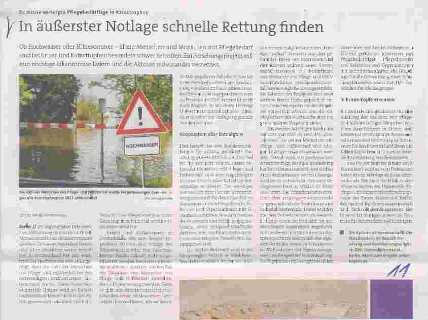 Vorschauseite 1: In äußerster Notlage schnelle Rettung finden
