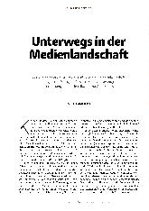 Vorschauseite 1: Unterwegs in der Medienlandschaft