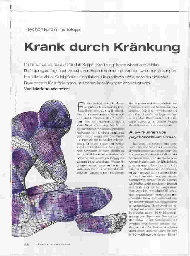 Vorschauseite 1: Krank durch Kränkung