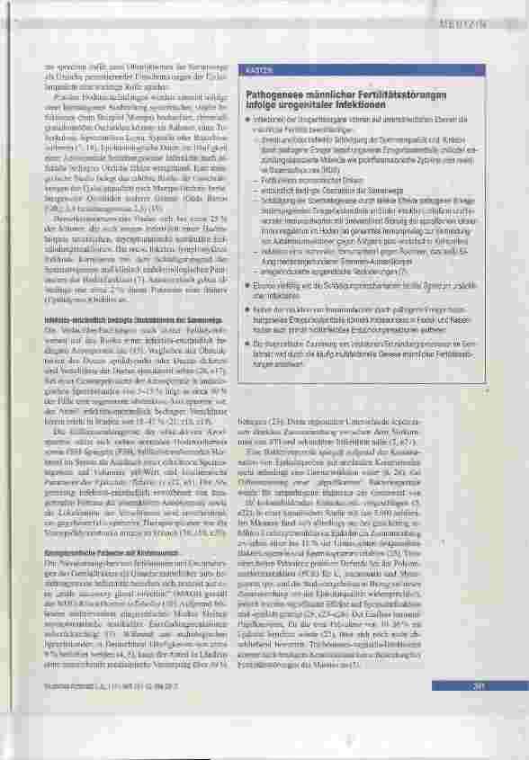 Vorschauseite 3: Urogenitale Infektionen als Risiko für männliche Infertilität