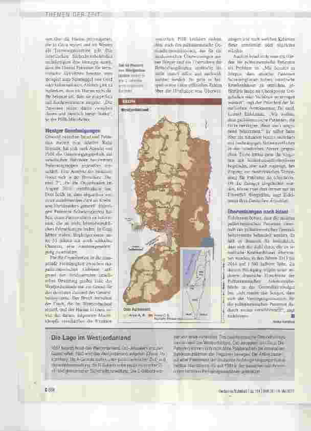 Vorschauseite 3: Medizin unter israelischer Besatzung