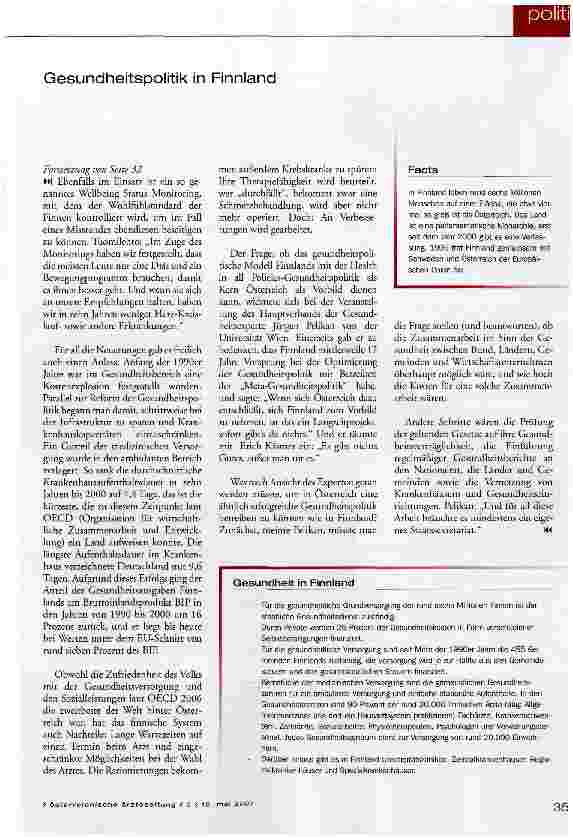 Vorschauseite 2: Vorbild für Österreich?