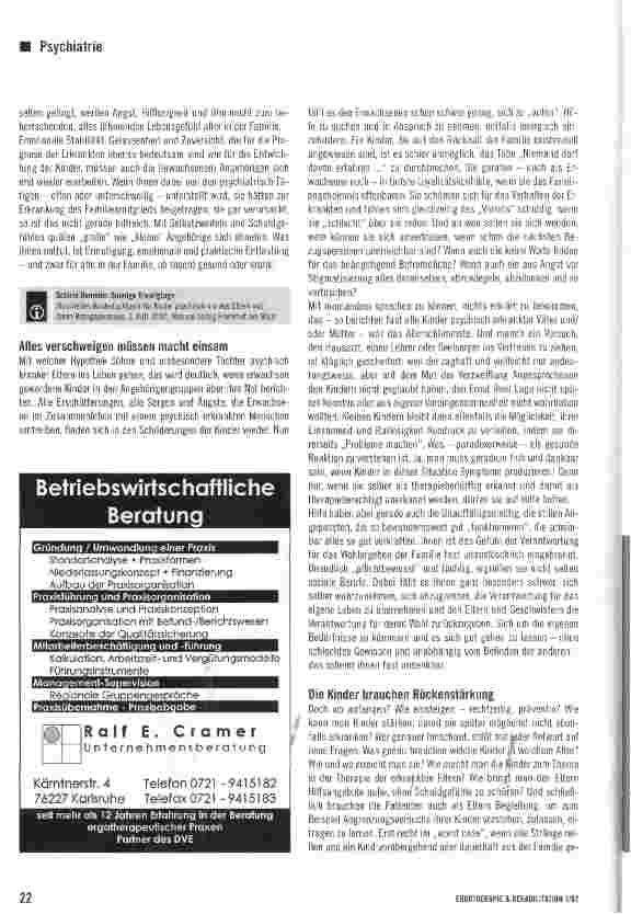 Vorschauseite 2: Kinder psychisch kranker Eltern