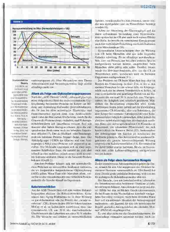 Vorschauseite 3: Anti-Aging-Medizin -Hoffnung oder Humbug?