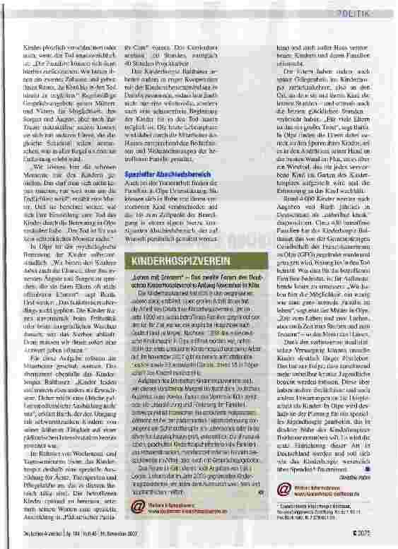 Vorschauseite 2: Im Haus Balthasar wird geweint und gelacht