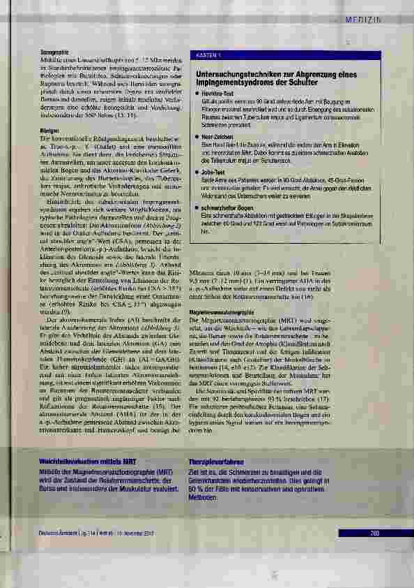 Vorschauseite 5: Impingementsyndrom der Schulter