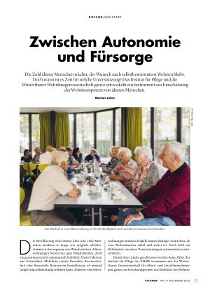 Vorschauseite 1: Zwischen Autonomie und Fürsorge