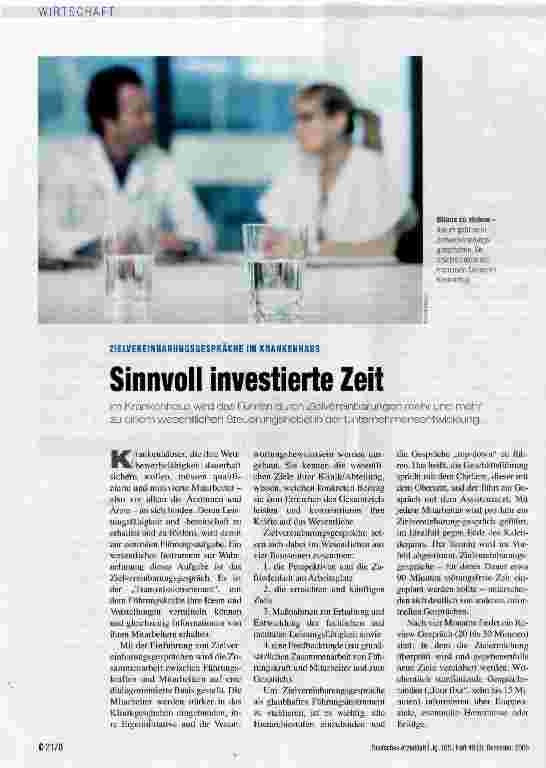Vorschauseite 1: Sinnvoll investierte Zeit
