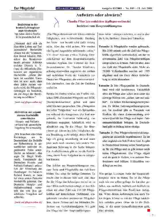 Vorschauseite 1: Aufwärts oder abwärts?