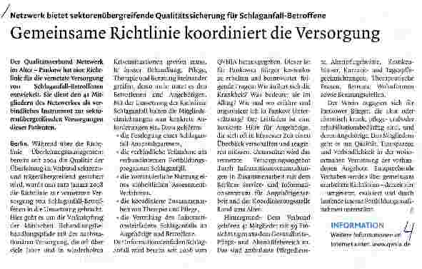 Vorschauseite 1: Gemeinsame Richtlinie koordiniert die Versorgung