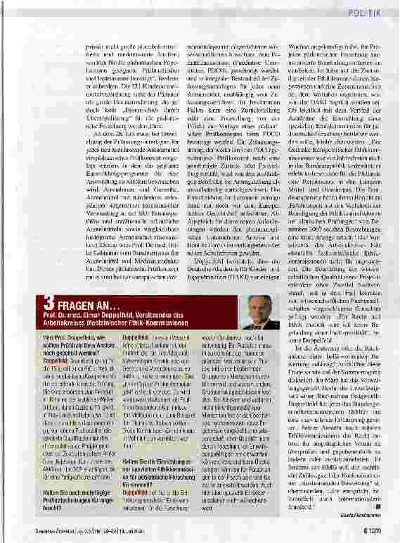 Vorschauseite 2: Schulung für Prüfärzte in der Diskussion