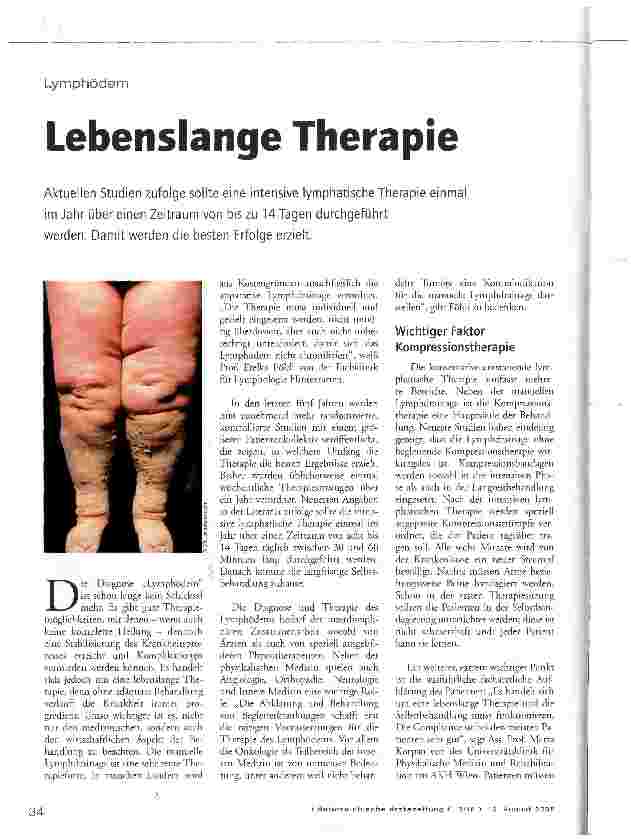 Vorschauseite 1: Lebenslange Therapie