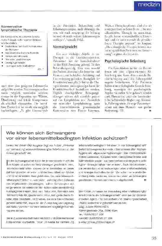 Vorschauseite 2: Lebenslange Therapie