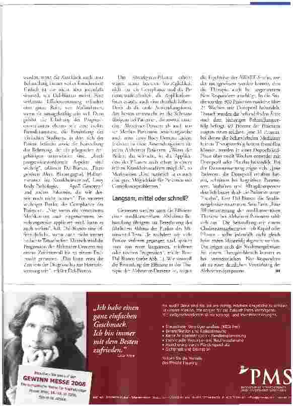 Vorschauseite 2: Therapie bei M. AlzheimerEffizienz messen