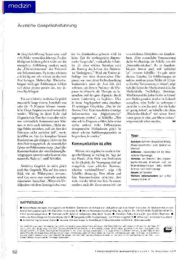 Vorschauseite 2: Weg von der „Sündenbockkultur