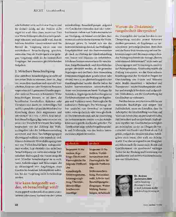 Vorschauseite 3: Diskriminierung (k)ein Thema für die Caritas?