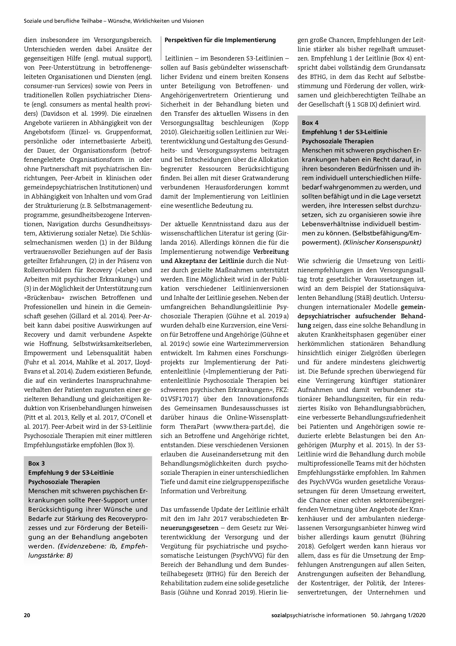 Vorschauseite 3: Update S3-Leitlinie psychosoziale Therapien auf Inklusionskurs