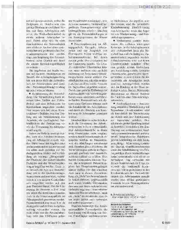 Vorschauseite 4: ARBEITSPLATZ KRANKENHAUS Der ärztliche Nachwuchs ist unzufrieden