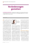 Vorschauseite 1: Veränderungen gestalten