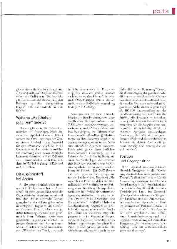 Vorschauseite 2: Apotheken-Image-Kampagne: Neuer Zündstoff für Querelen?