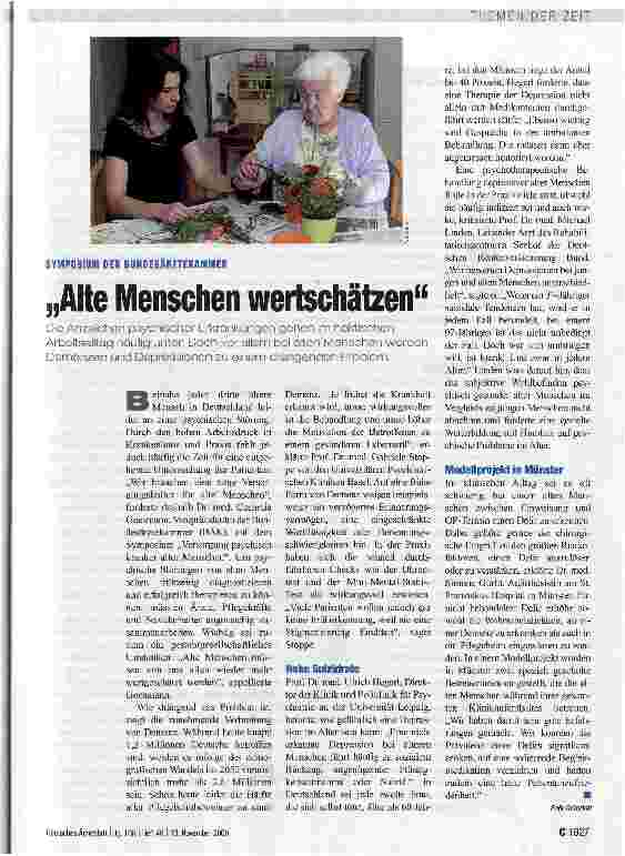 Vorschauseite 1: Alte Menschen wertschätzen