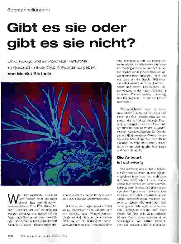 Vorschauseite 1: Gibt es sie oder gibt es sie nicht?