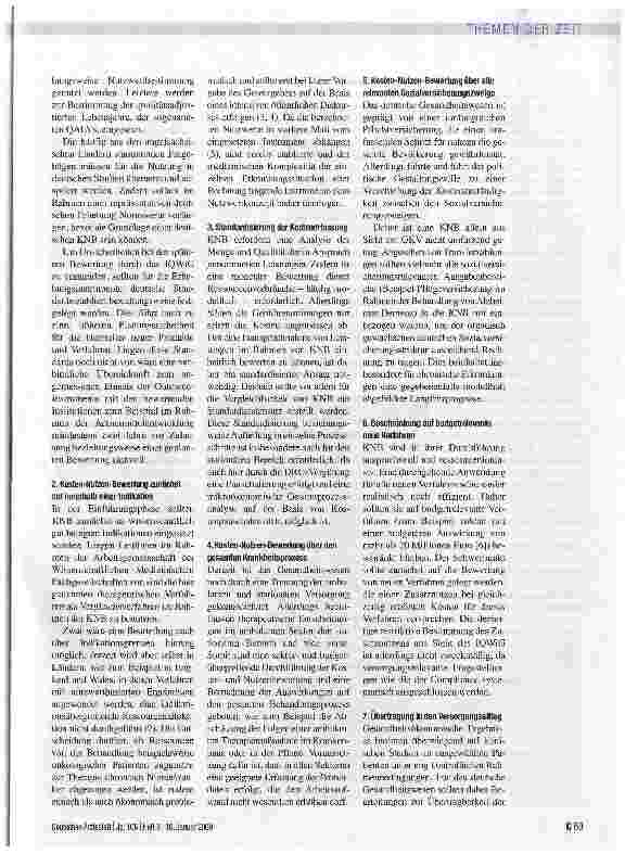 Vorschauseite 2: Mit einer positiven Beurteilung muss das Budget fallen