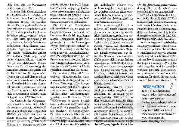 Vorschauseite 2: Noten sorgen weiter für Kontroverse