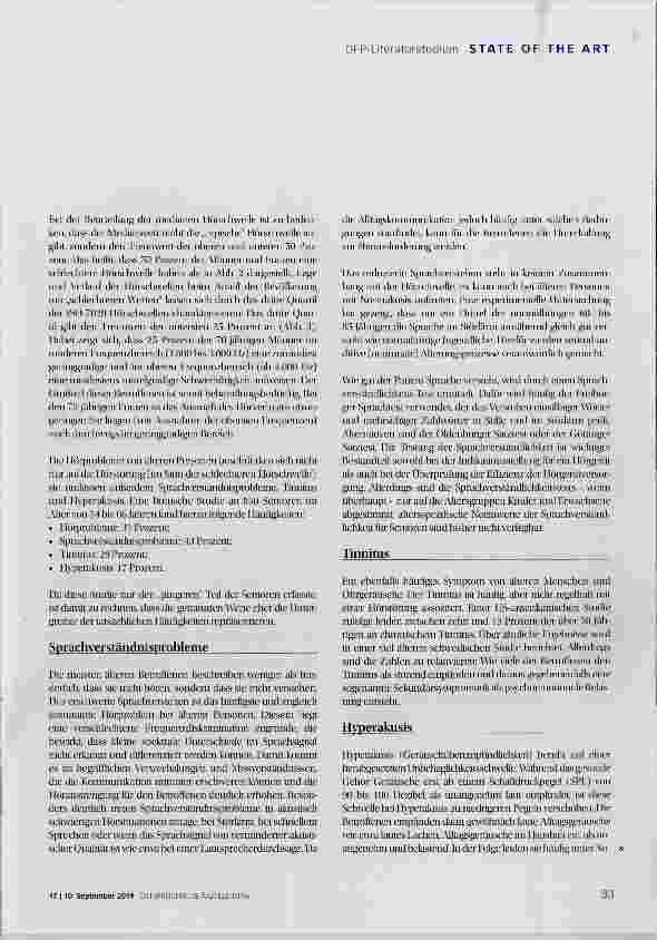 Vorschauseite 3: Hörstörungen im Alter