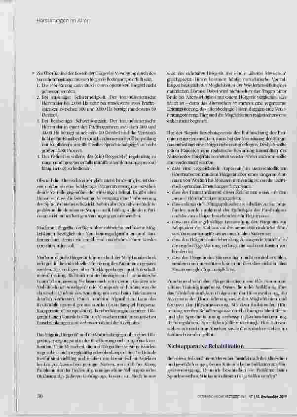 Vorschauseite 6: Hörstörungen im Alter
