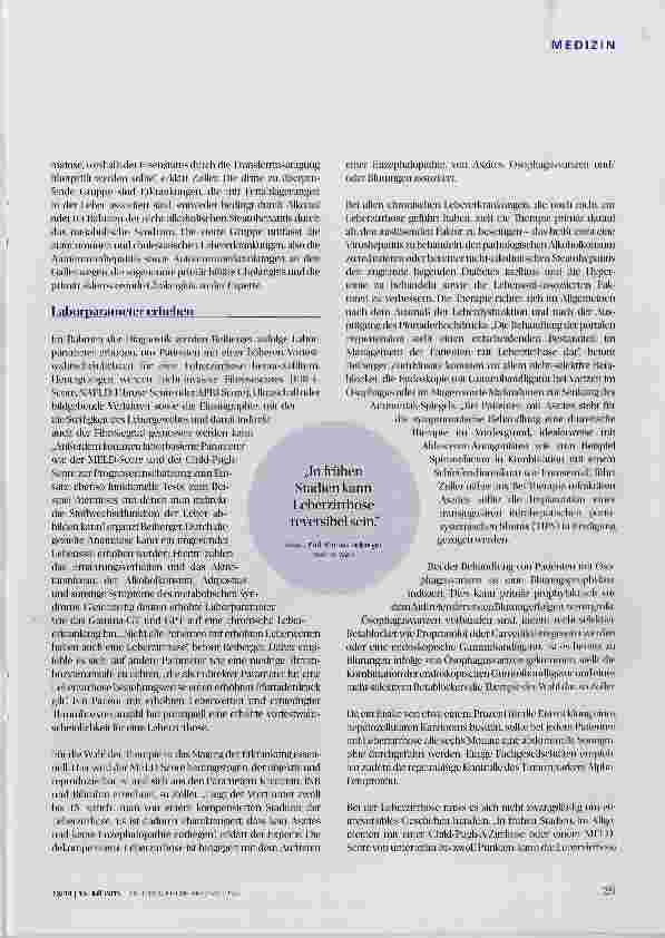 Vorschauseite 2: Müdigkeit - typischer Schmerz
