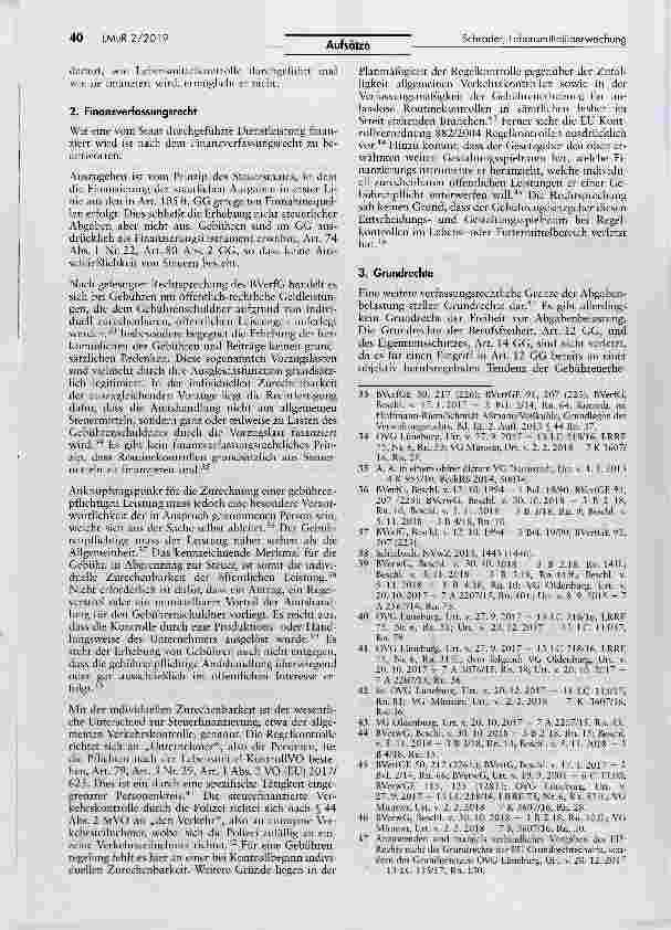 Vorschauseite 4: Gebühren für Regelkontrollen der Lebensmittelüberwachung