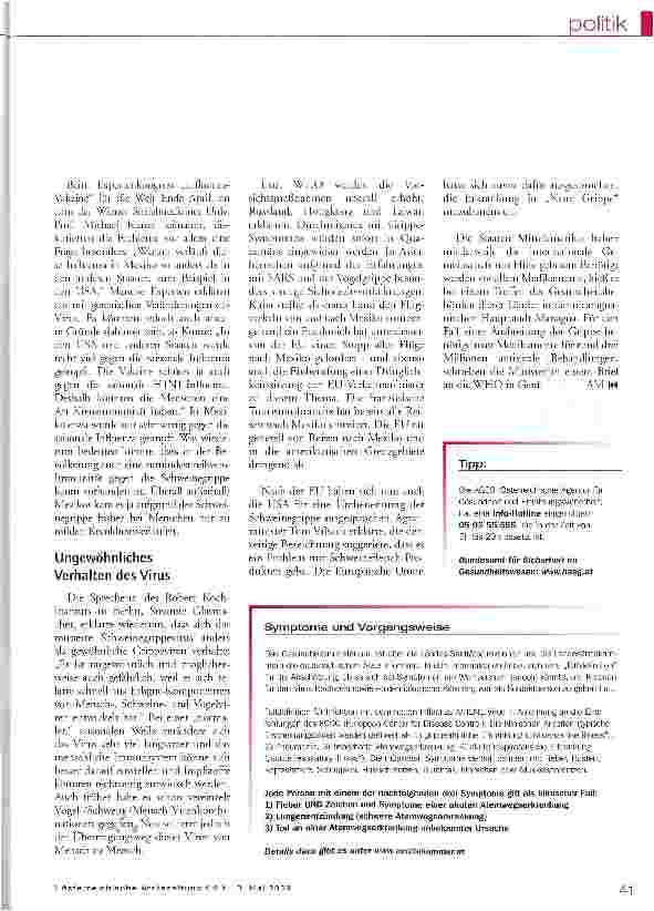 Vorschauseite 2: Von Mexiko nach Österreich