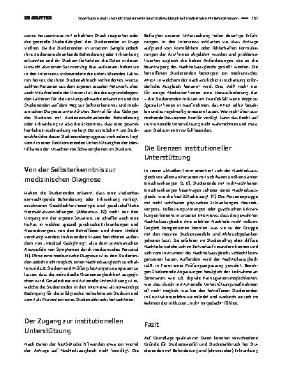 Vorschauseite 2: Studienzweifel und Studienabbruch bei Studierenden mit Behinderungen