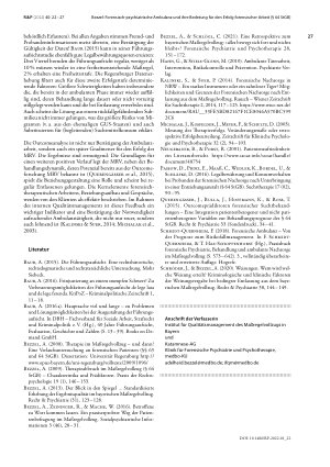 Vorschauseite 6: Forensisch-psychiatrische Ambulanz und ihre Bedeutung für den Erfolg forensischer Arbeit (§ 64 StGB