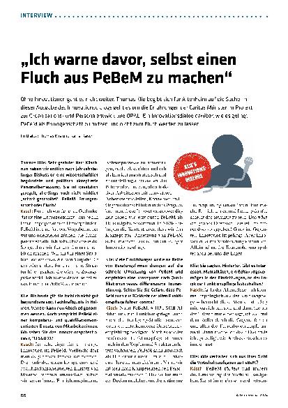 Vorschauseite 1: "Ich warne davor, selbst einen Fluch aus PeBeM zu machen. "