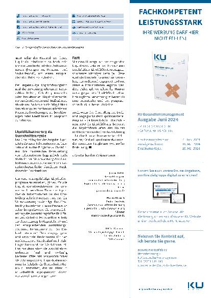 Vorschauseite 3: Weitblick mit Tiefgang: Krankenhausinsolvenzen und die daraus erwachsenden Herausforderungen und Konsequenzen für das Controlling