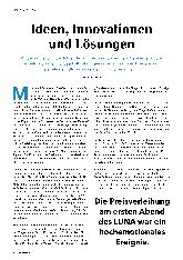 Vorschauseite 1: Ideen, Innovationen und Lösungen