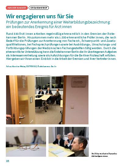 Vorschauseite 1: Wir engagieren uns für Sie.