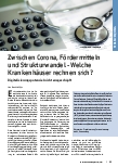 Vorschauseite 1: Zwischen Corona, Fördermitteln und Strukturwandel - Welche Krankenhäuser rechnen sich?