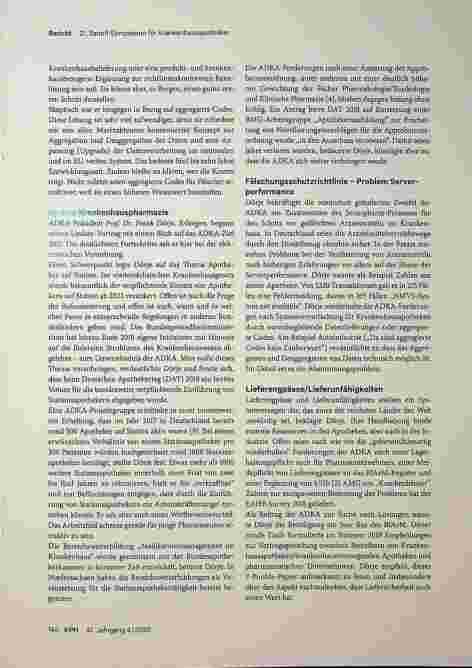 Vorschauseite 3: Von FMD bis aTTP: Bericht vom 21. Sanofi-Symposium für Krankenhausapotheker, Berlin, 9. November 2019