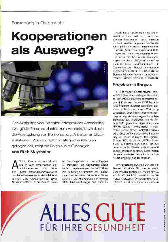 Vorschauseite 1: Kooperationen als Ausweg?
