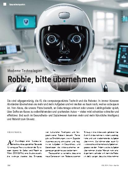 Vorschauseite 1: Robbie, bitte übernehmen.